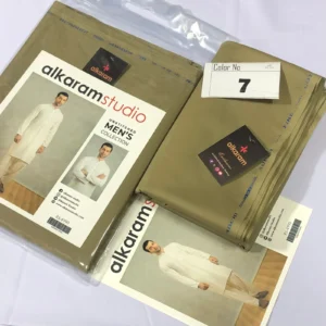 Alkaram Fine Cotton – Premium Soft Men’s Unstitched Fabric 7