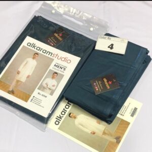 Alkaram Fine Cotton – Premium Soft Men’s Unstitched Fabric 4